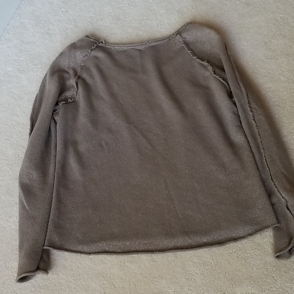 Made in Italy cotton sequin top/sweater - Picture 3 of 6